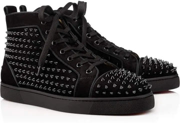 Christian Louboutin Sneakers Vieira Spikes Suede New Metroutfits