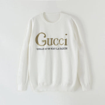 Gucci Men's White Designer Sweatshirt - New with Tag Metroutfits