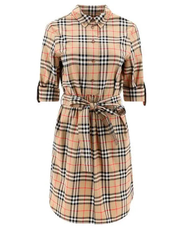 Burberry Women's Vintage Check Shirt Dress Metroutfitstore