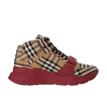 Burberry Red Sneakers – New with Tag and Original Box Metroutfits