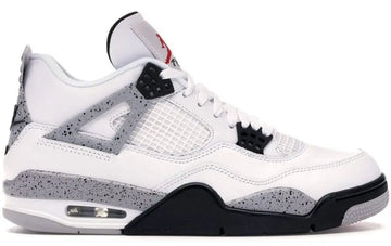 Air Jordan 4 Retro White Cement Basketball Shoes New Metroutfits
