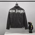Palm Angels Men's Black Designer Jacket Metroutfits