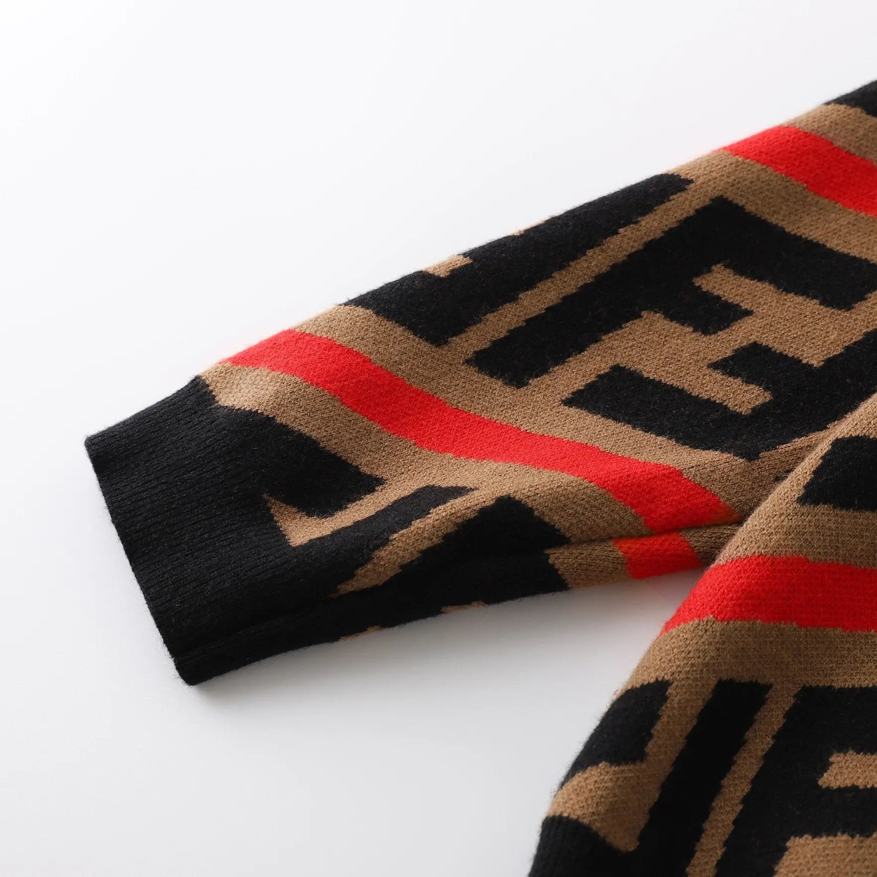 Fendi Men's Black Multicolor Sweatshirt Metroutfits