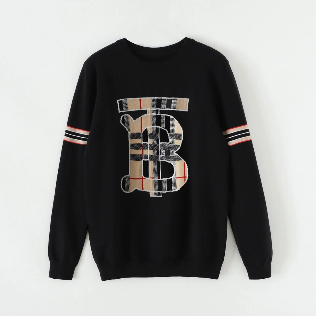 Burberry Men's Black Logo Sweatshirt Metroutfits