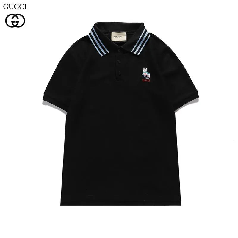 Gucci Men's T-Shirt Black White Metroutfits