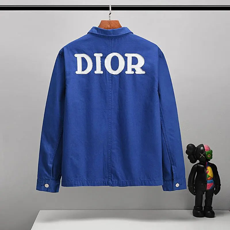 Dior Men's Blue Designer Jacket Metroutfits