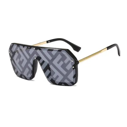 FDI Watermark Conjoined Lens UV400 Sunglasses Metroutfits