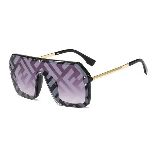 FDI Watermark Conjoined Lens UV400 Sunglasses Metroutfits