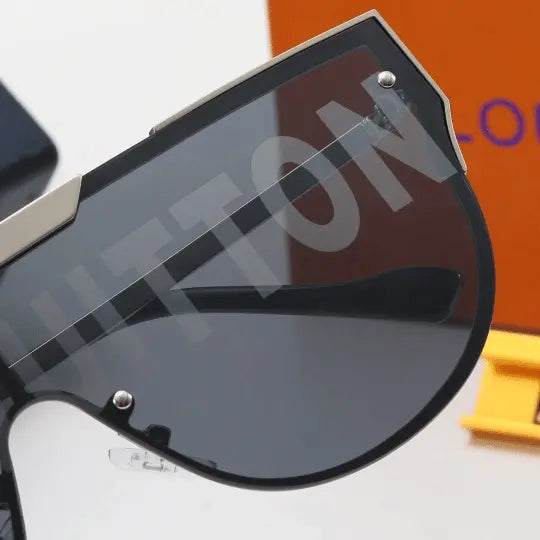 LV Unisex Stylish One-piece Sunglasses Metal Frame UV400 Protection Metroutfits