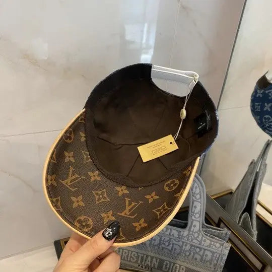 Louis Vuitton Baseball Cap Blue and Black New Metroutfits