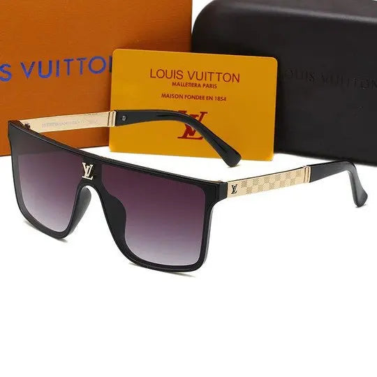 LV Unisex Watermark Sunglasses UV Protection Metal Frame Metroutfitstore