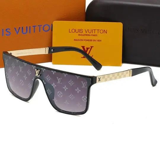 LV Unisex Watermark Sunglasses UV Protection Metal Frame Metroutfitstore