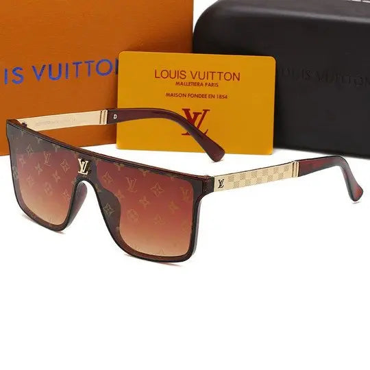 LV Unisex Watermark Sunglasses UV Protection Metal Frame Metroutfitstore