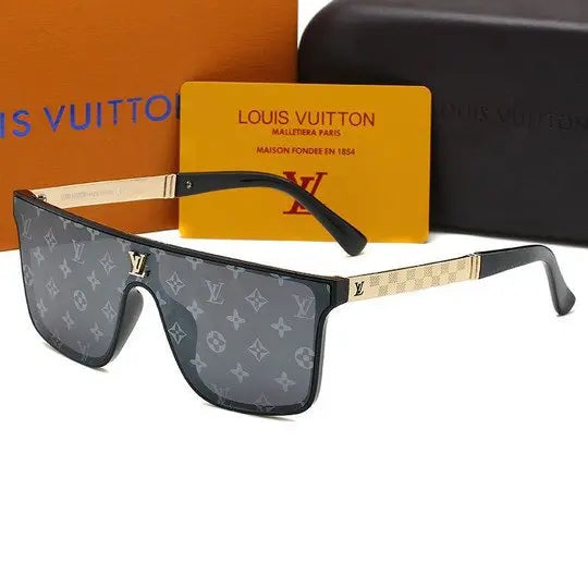LV Unisex Watermark Sunglasses UV Protection Metal Frame Metroutfitstore
