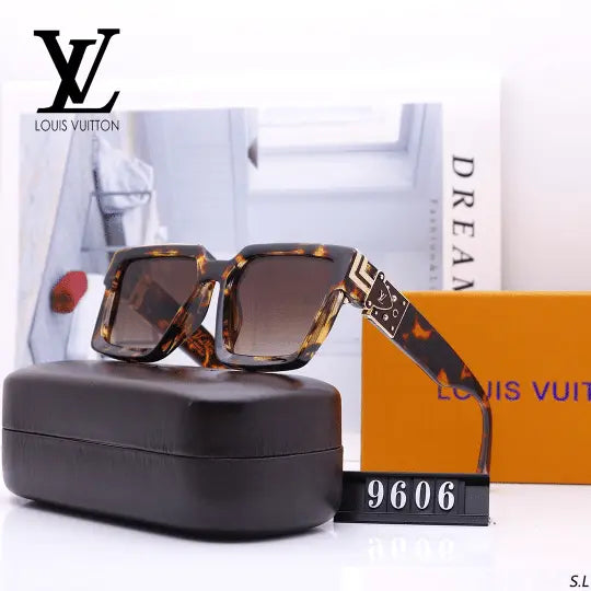LV Classic Millionaires Square Eyewear Acetate Frame UV Protection Metroutfitstore