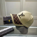Louis Vuitton Baseball Cap Black White Khaki New Metroutfits