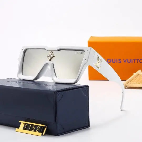 LV Unisex Large Frame Eyewear Acetate Frame UV Protection Metroutfitstore