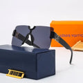 LV Large Frame Watermark Neutral Eyewear Unisex HD Lenses UV Protection Metroutfitstore