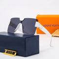 LV Large Frame Watermark Neutral Eyewear Unisex HD Lenses UV Protection Metroutfitstore