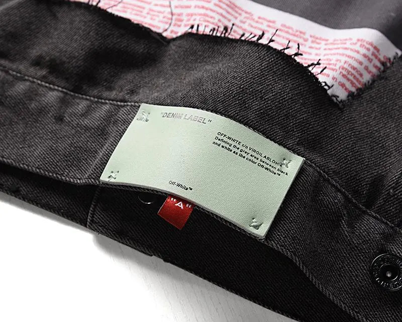 Off-White Black Varsity-Patch Bomber Jacket – New with Tags & Box Metroutfits