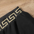 Versace Men's Black Designer Shorts Metroutfits