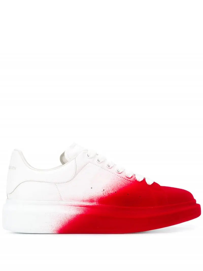Alexander McQueen Oversize Iconic Unisex Red White Sneaker Metroutfits