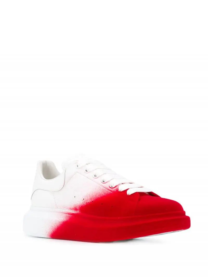 Alexander McQueen Oversize Iconic Unisex Red White Sneaker Metroutfits