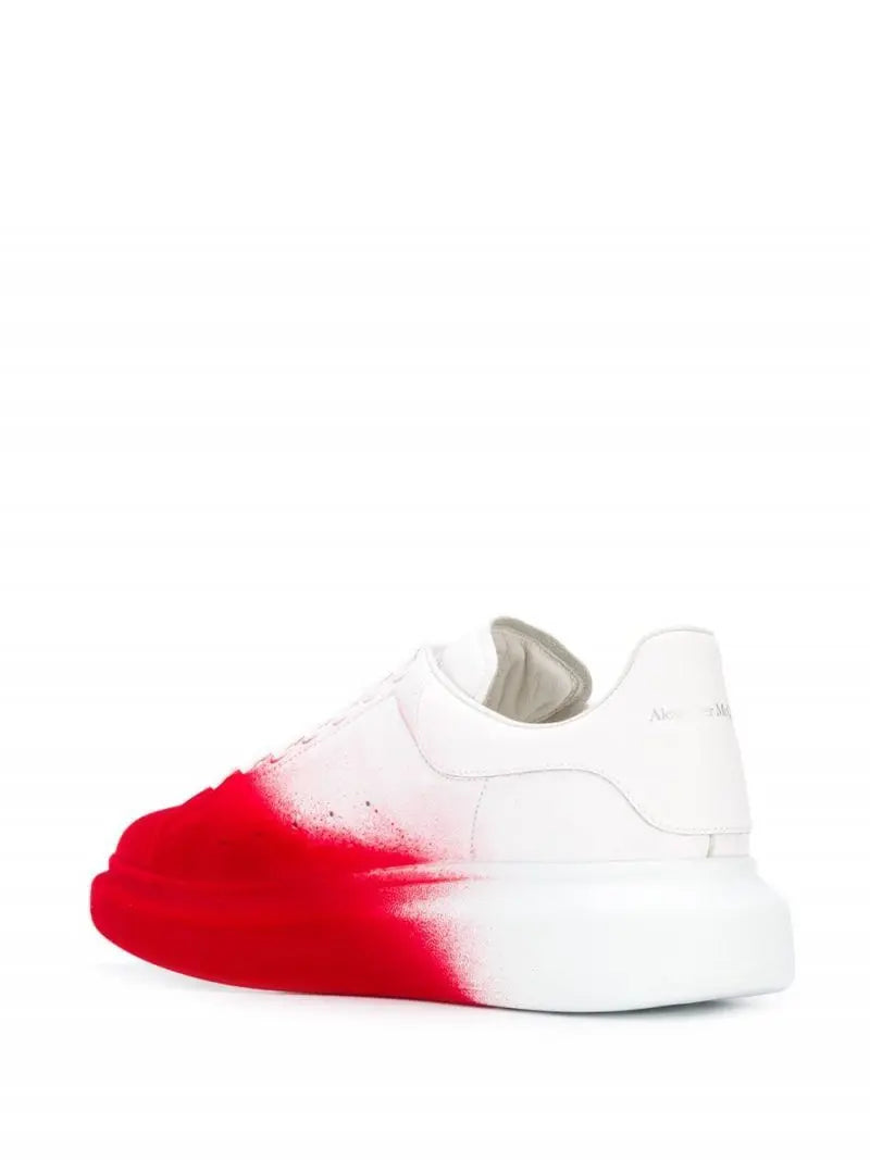 Alexander McQueen Oversize Iconic Unisex Red White Sneaker Metroutfits