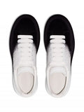 Alexander McQueen Oversize Iconic Unisex Black White  Sneaker Metroutfits