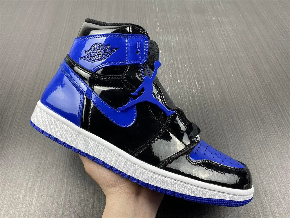 Air Jordan 1 Retro High OG Patent Royal Sneakers Men & Women CHIC TREAD
