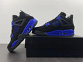 Jordan AJ4 “Black Game Royal” Retro Athletic Shoes Metroutfits