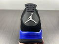 Jordan AJ4 “Black Game Royal” Retro Athletic Shoes Metroutfits