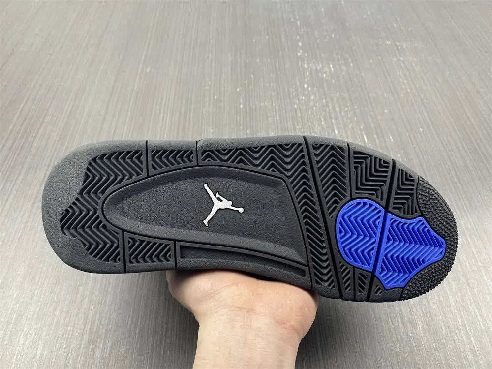 Jordan AJ4 “Black Game Royal” Retro Athletic Shoes Metroutfits