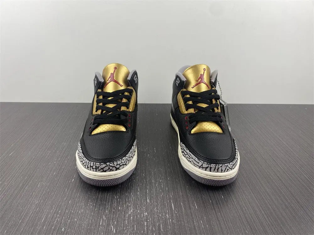 Jordan AJ3 WMNS “Black Gold” Retro Sneakers Metroutfits