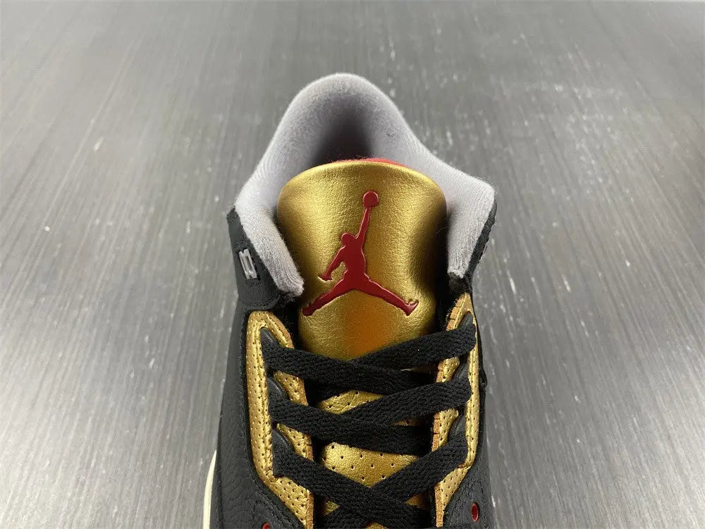 Jordan AJ3 WMNS “Black Gold” Retro Sneakers Metroutfits