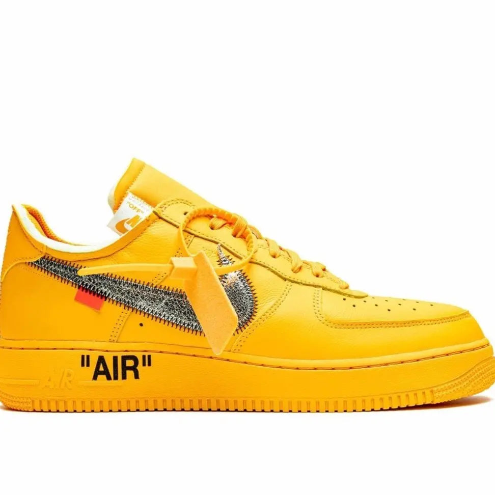 Nike x Off-White Air Force 1 Low Yellow Sneakers New Metroutfits