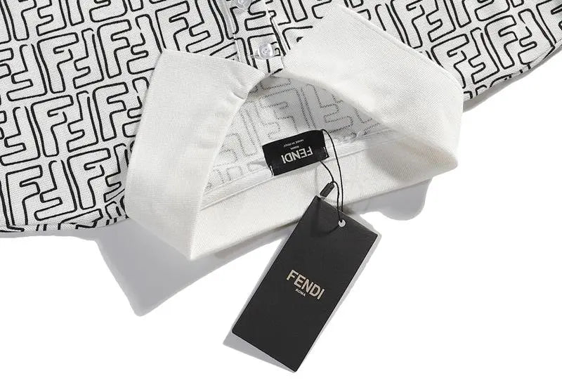 Fendi Men's T-Shirt Black White Metroutfits