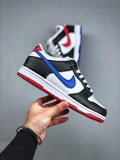 Nike Dunk Low South Korea – Unisex Black White Blue Sneaker Metroutfits