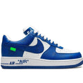 Nike x Louis Vuitton Air Force 1 Low Blue White Sneakers for Men & Women Metroutfits