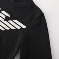 Armani Men's Black Designer Sweatshirt Metroutfits