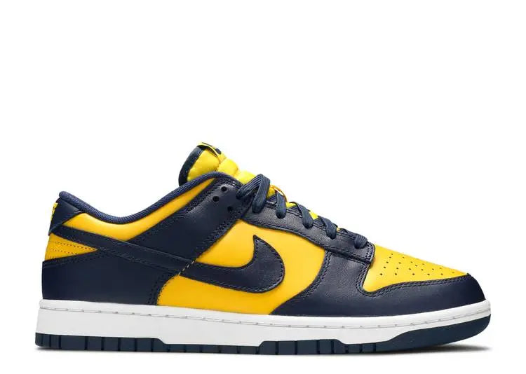 Nike Dunk Low “Michigan” – Classic Maize & Blue Unisex Sneakers Metroutfits