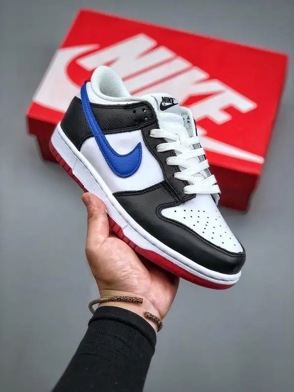 Nike Dunk Low South Korea – Unisex Black White Blue Sneaker Metroutfits