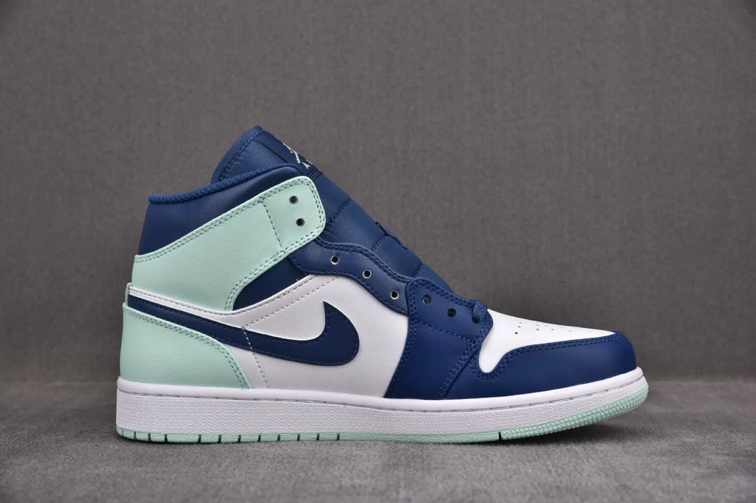 Air Jordan 1 Retro Mystic Navy Mint Foam Blue Mint Sneakers Metroutfits