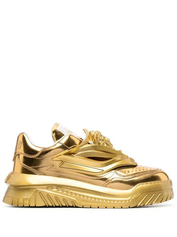 Versace Odissea metallic-effect sneakers Chic Tread