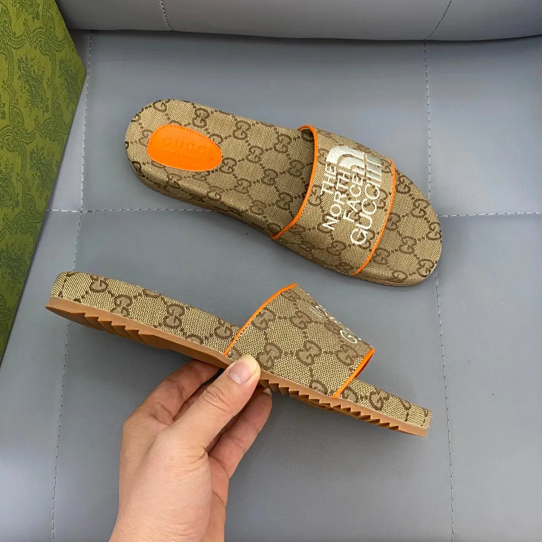 Gucci Signature Logo Slip-On Designer Slippers Metroutfits
