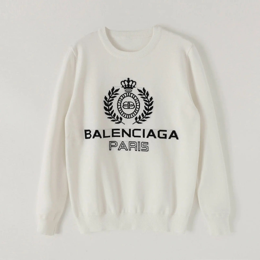 Balenciaga Men's White Designer Sweatshirt Metroutfits