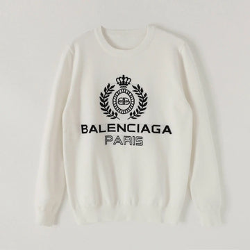 Balenciaga Men's White Designer Sweatshirt Metroutfits