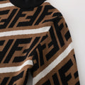 Fendi Men's Brown and Black Sweatshirt Metroutfits