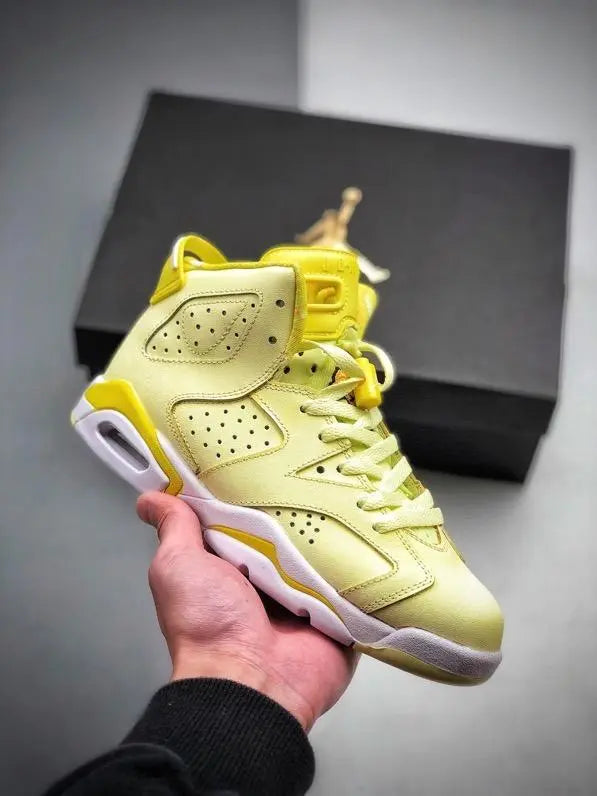 Jordan AJ 6 Floral Retro Sneakers New With Tag And Box Metroutfits