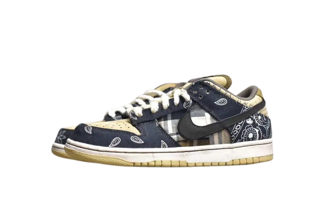 Nike SB Dunk Low Travis Scott Cactus Jack Multi-material mix Sneakers Metroutfits